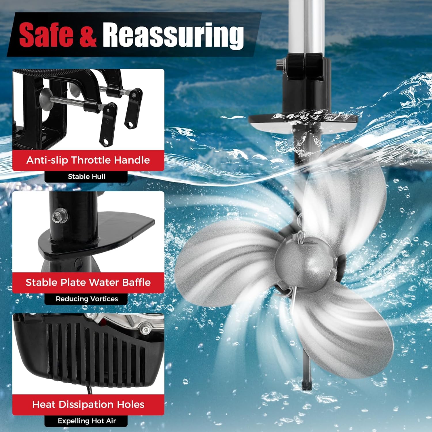 Подвесной лодочный мотор 4 л.с – обзор и цена Fishing Boat Outboard Motor